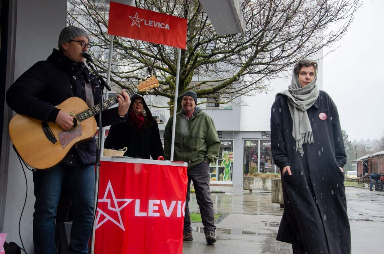 Predstavniki stranke Levica v Velenju