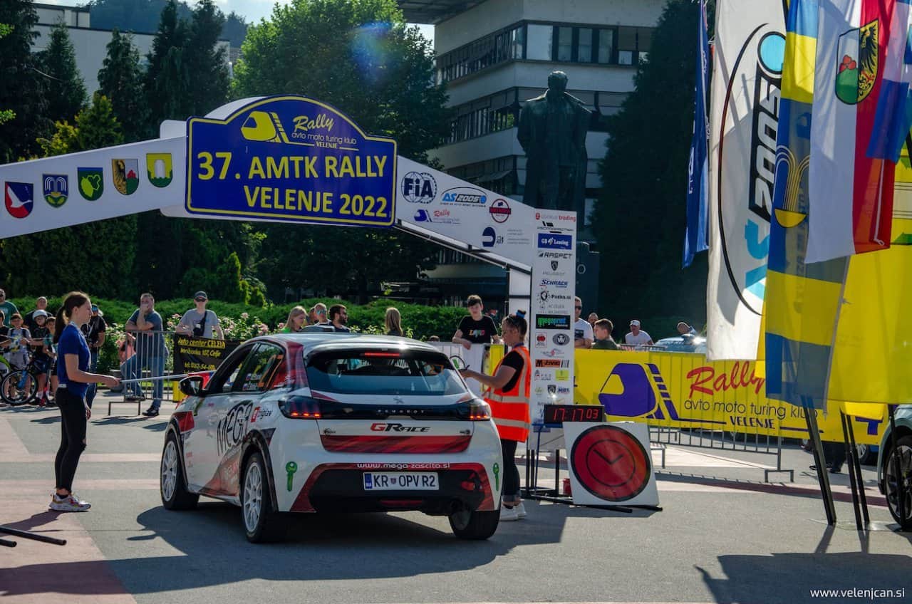 Ceremonialni start 37. AMTK Rally Velenje 2022