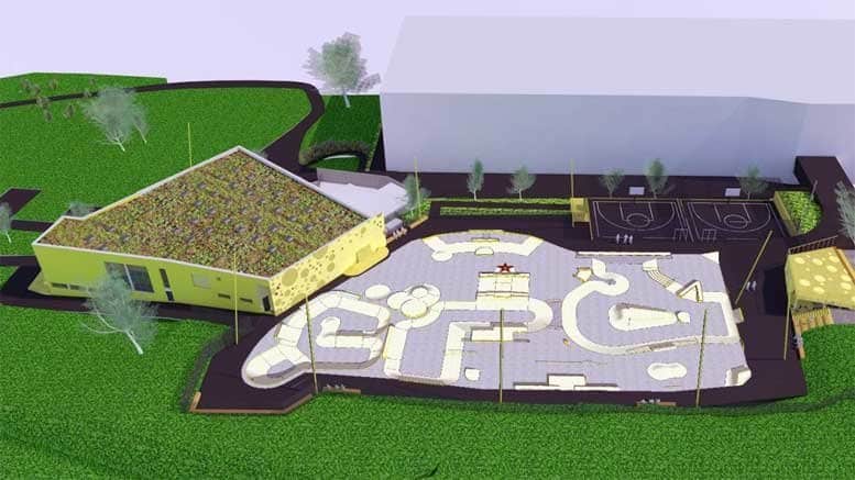 Načrt za Urbani park.