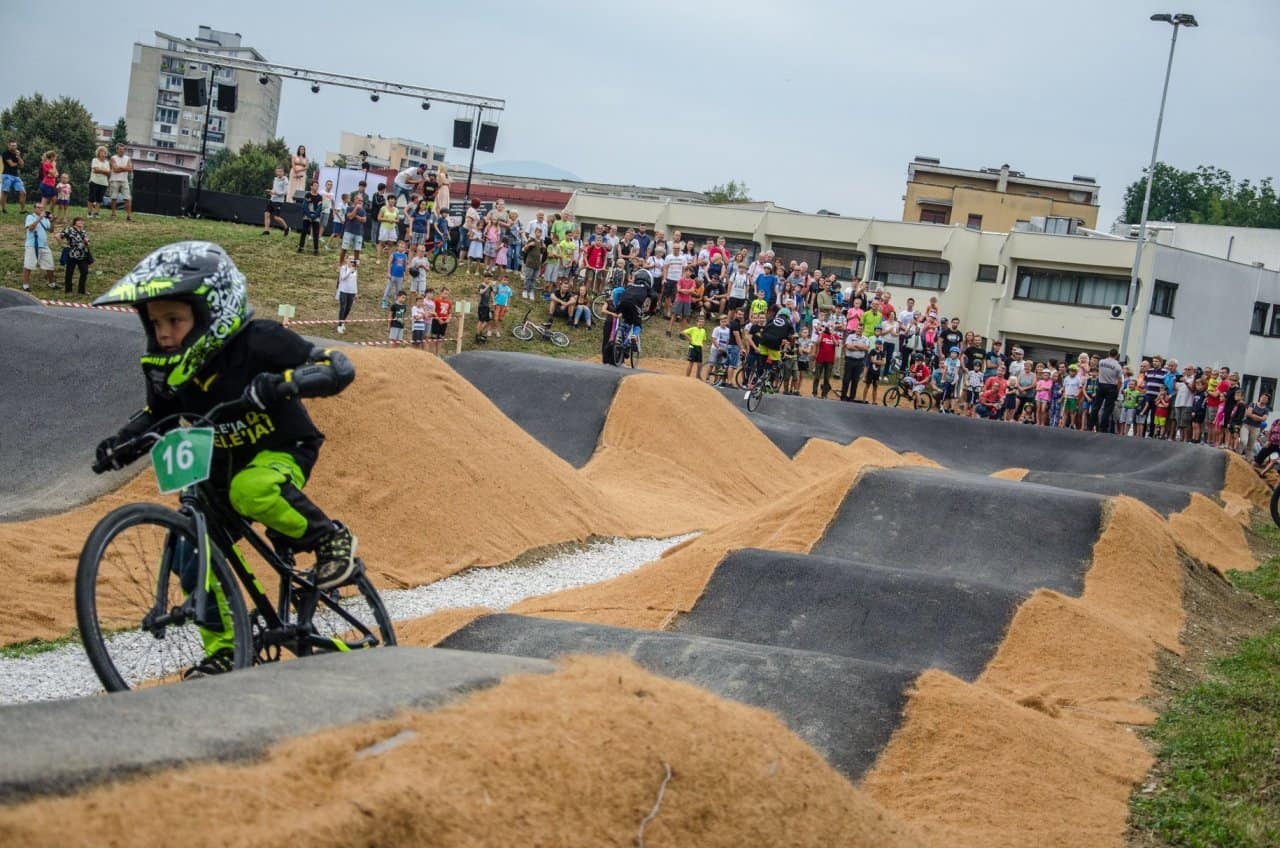 Otvoritev pumptrack poligona v Velenju