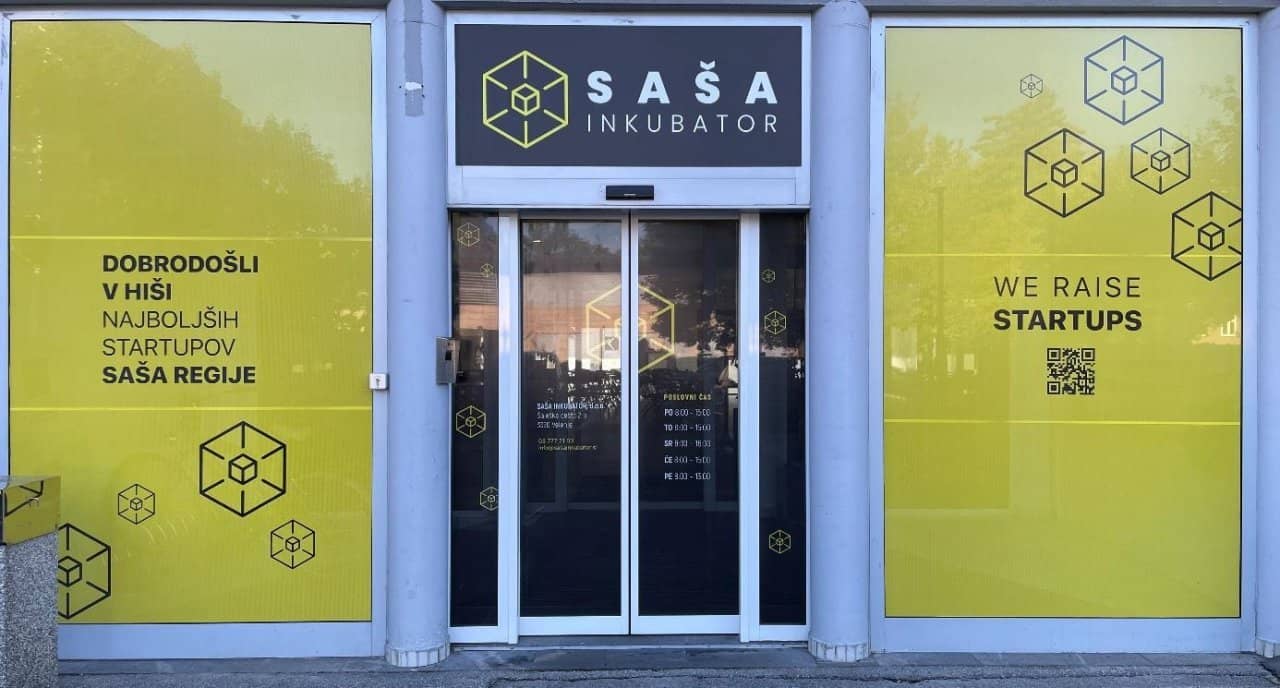 Vhod v SAŠA inkubator v Velenju