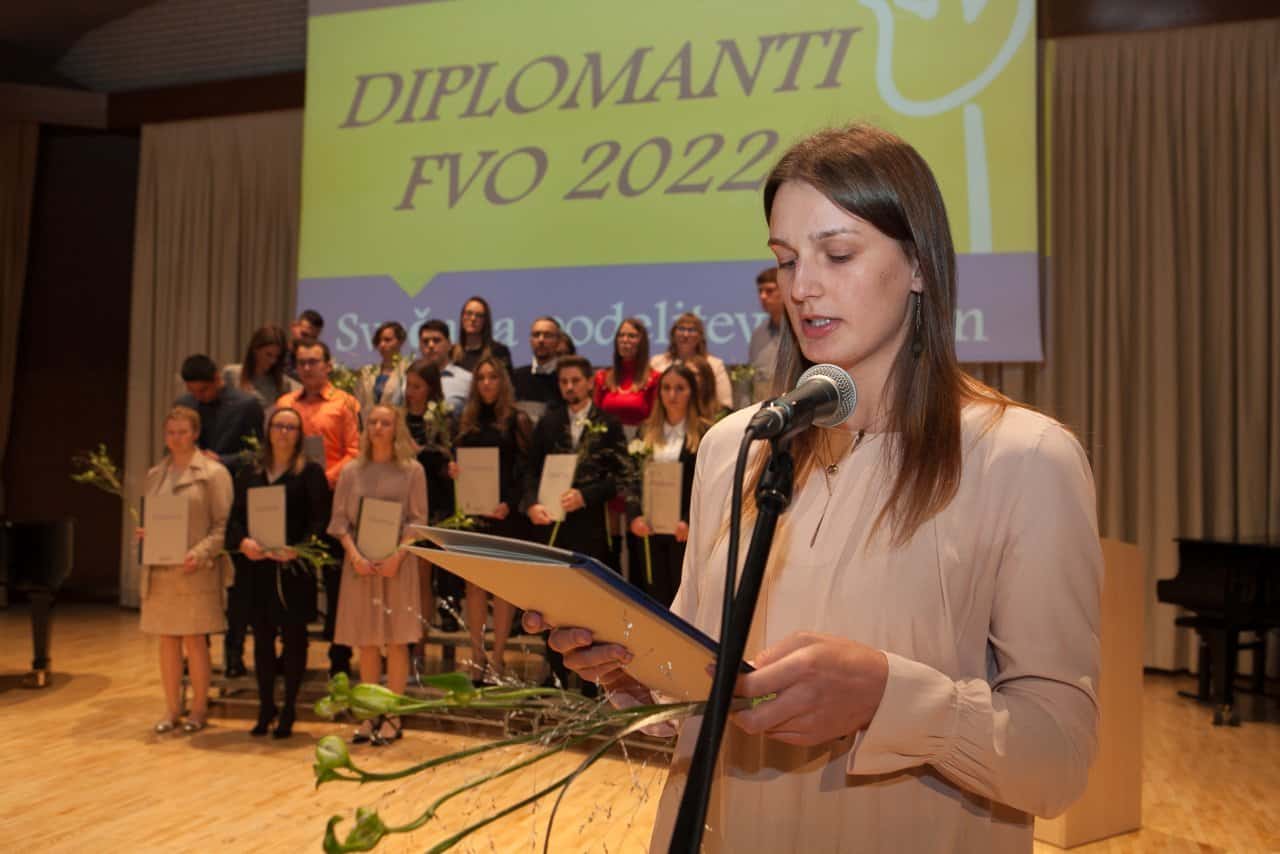 Diplomanti Fakultete za varstvo okolja Velenje.
