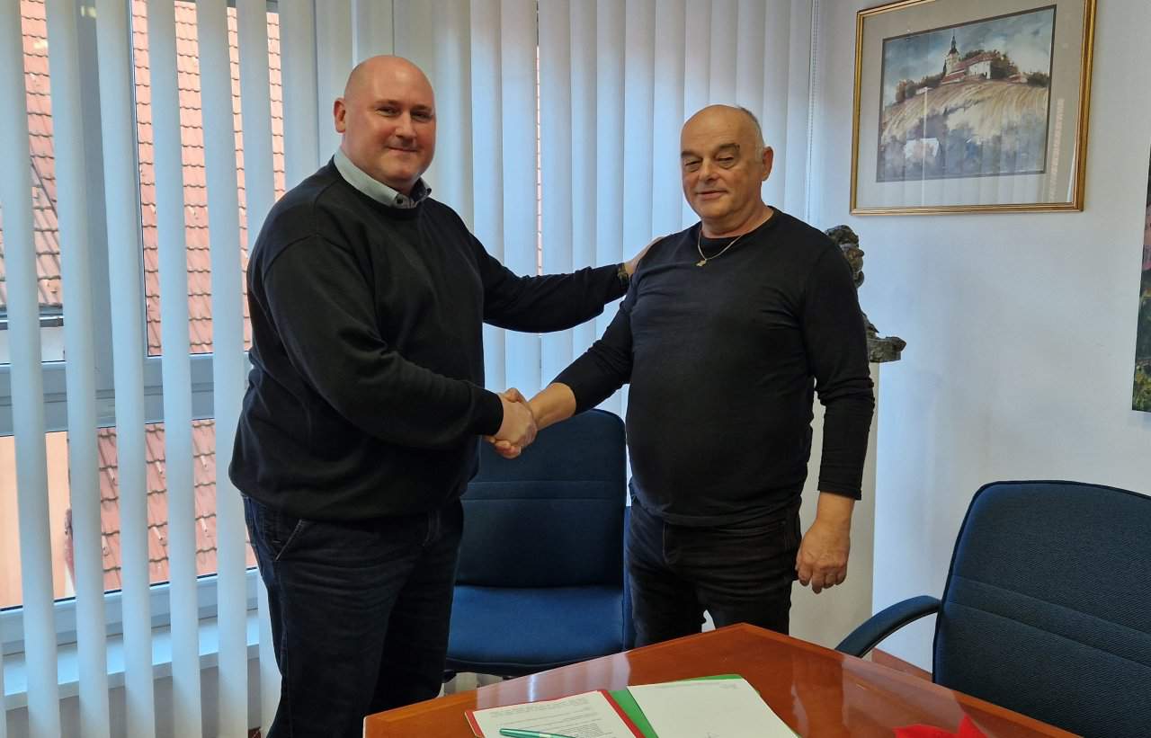 Župan Boris Goličnik in podžupan Boris Lambizer.