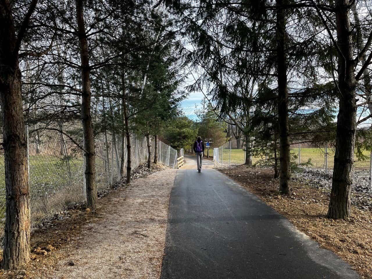 Kolesarska steza in pešpot med Velenjskim jezerom in Šoštanjem.