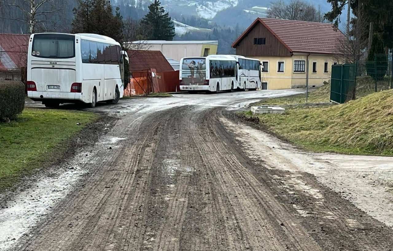 Kajuhova cesta v Šoštanju.