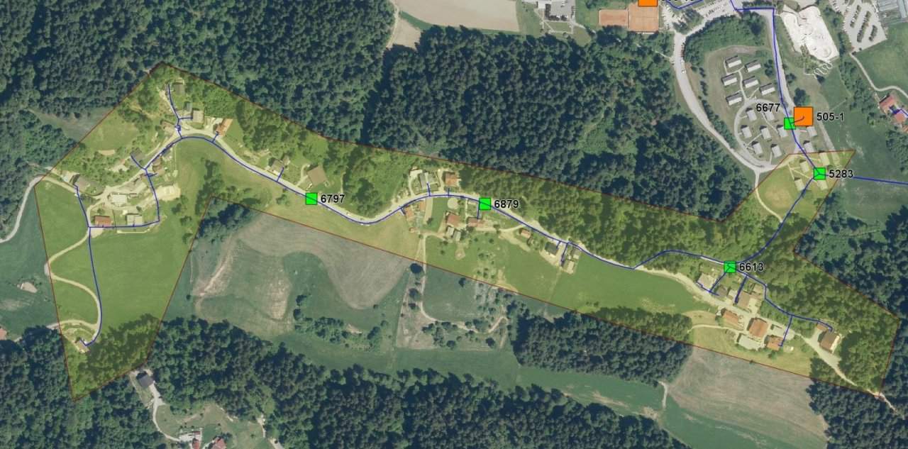 Območje prekinjene dobave toplotne energije - Topolšica