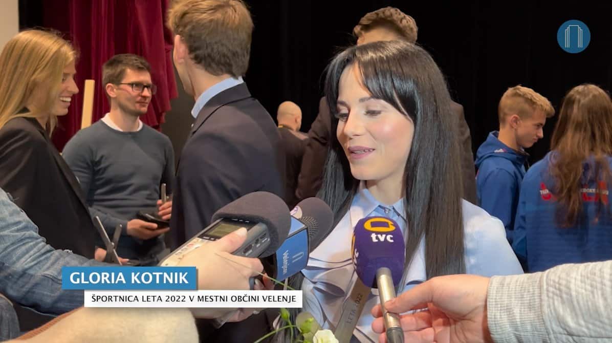Gloria Kotnik športnica leta 2022 v Mestni občini Velenje.