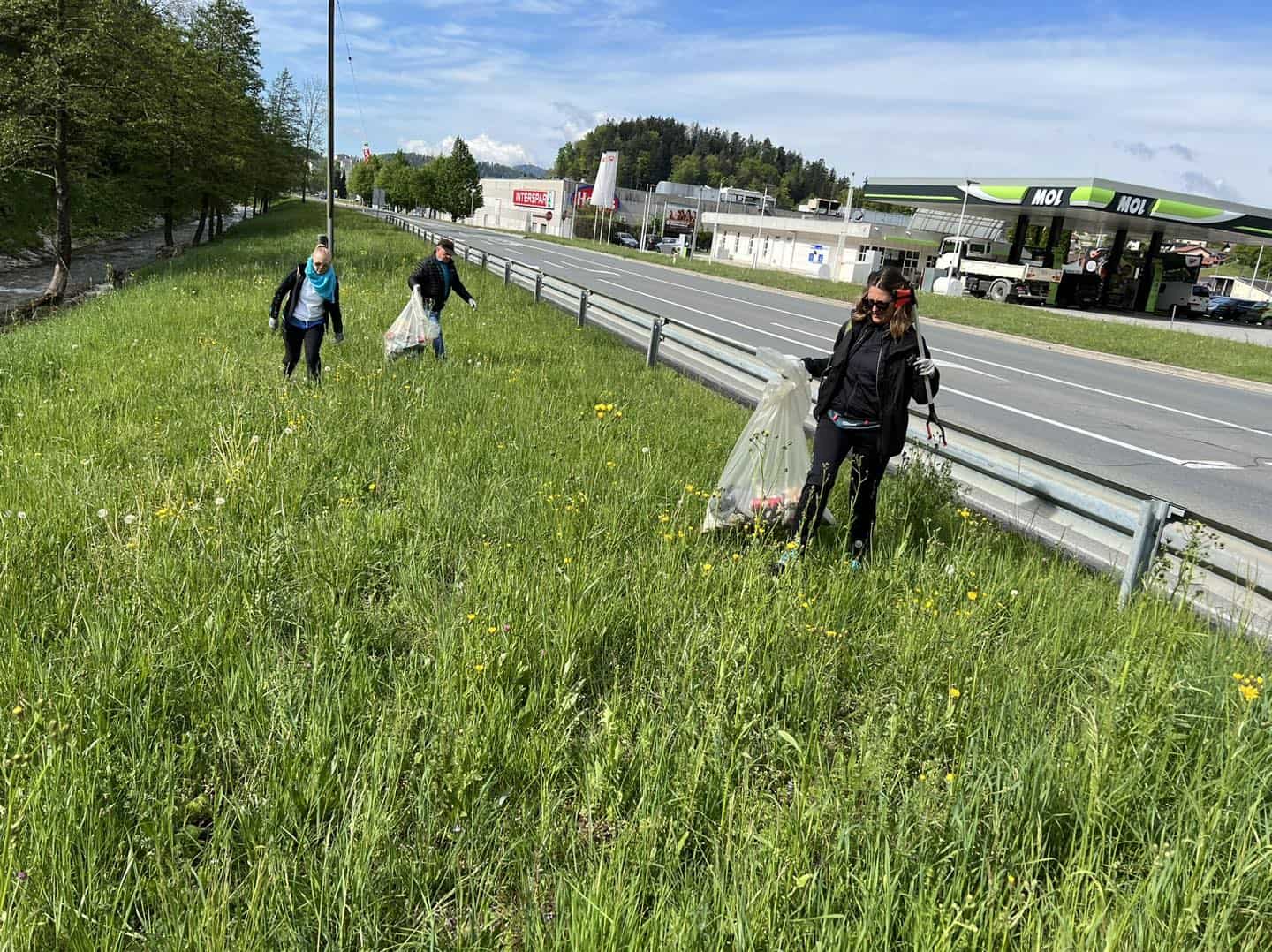 Čiščenje vpadnic - Paka pri v, april 24
