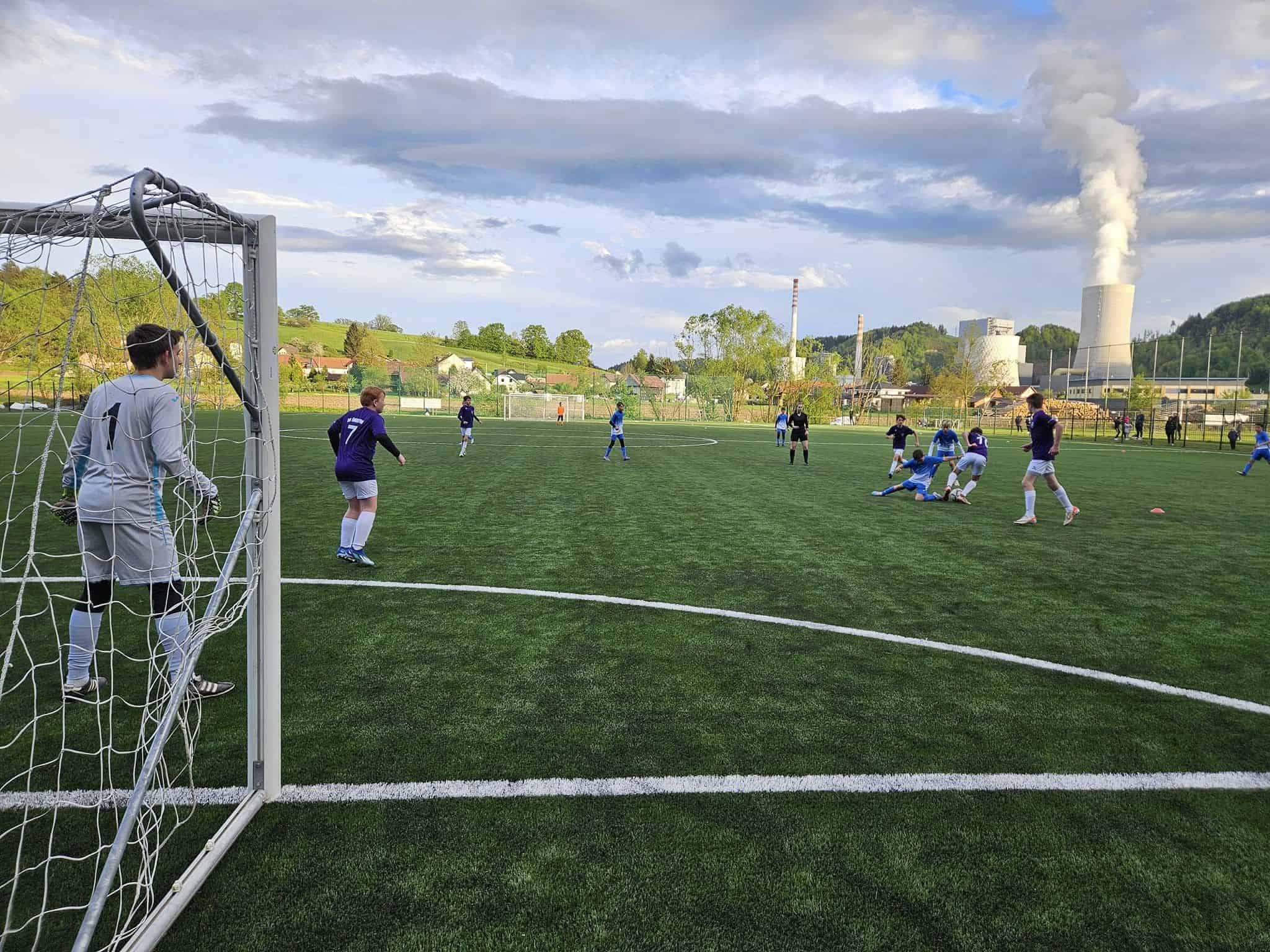 NK Šoštanj_tekma U-12 igrišč