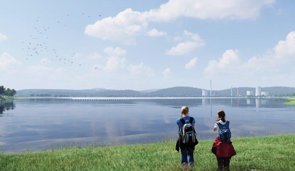 Vzpostavljena informacijska točka z informacijami o Plavajoči sončni elektrarni Družmirje