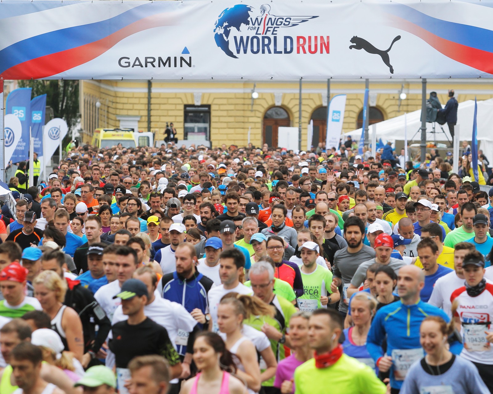 Dobrodelni tek Wings for Life World Run.