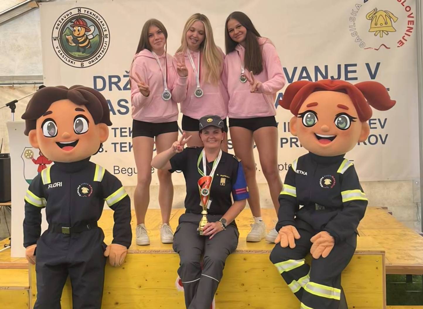 Pripravnice PGD Vinska Gora še drugič letos državne prvakinje #utrinek