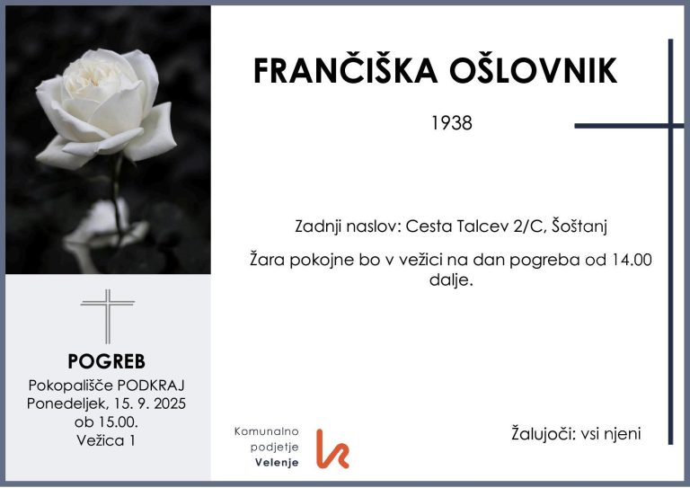 Frančiška Ošlovnik