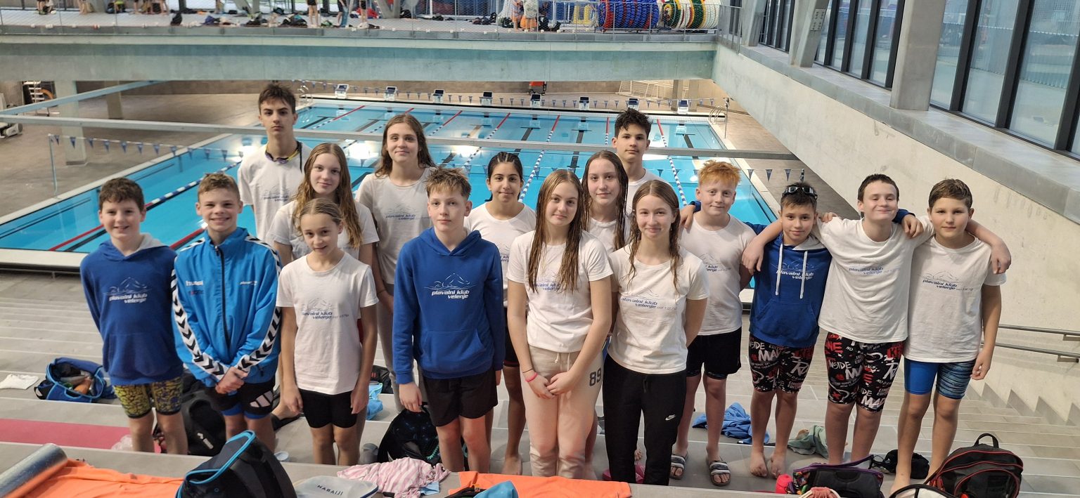 Velenjski plavalci z odličnimi uvrstitvami na memorialu v Ljubljani