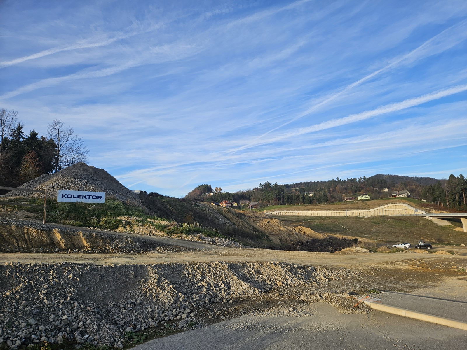 Gradnja severnega dela tretje razvojne osi.