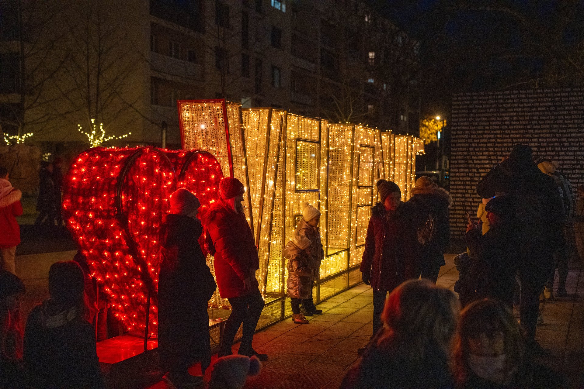 Prižig praznične razsvetljave Velenje