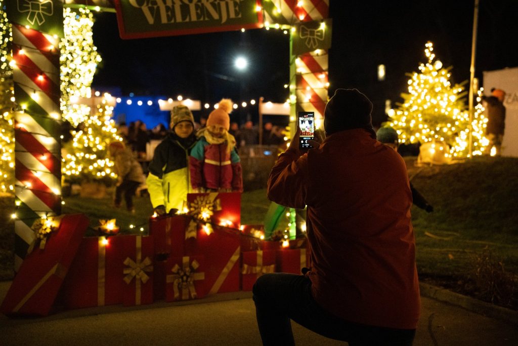 Prižig praznične razsvetljave Velenje