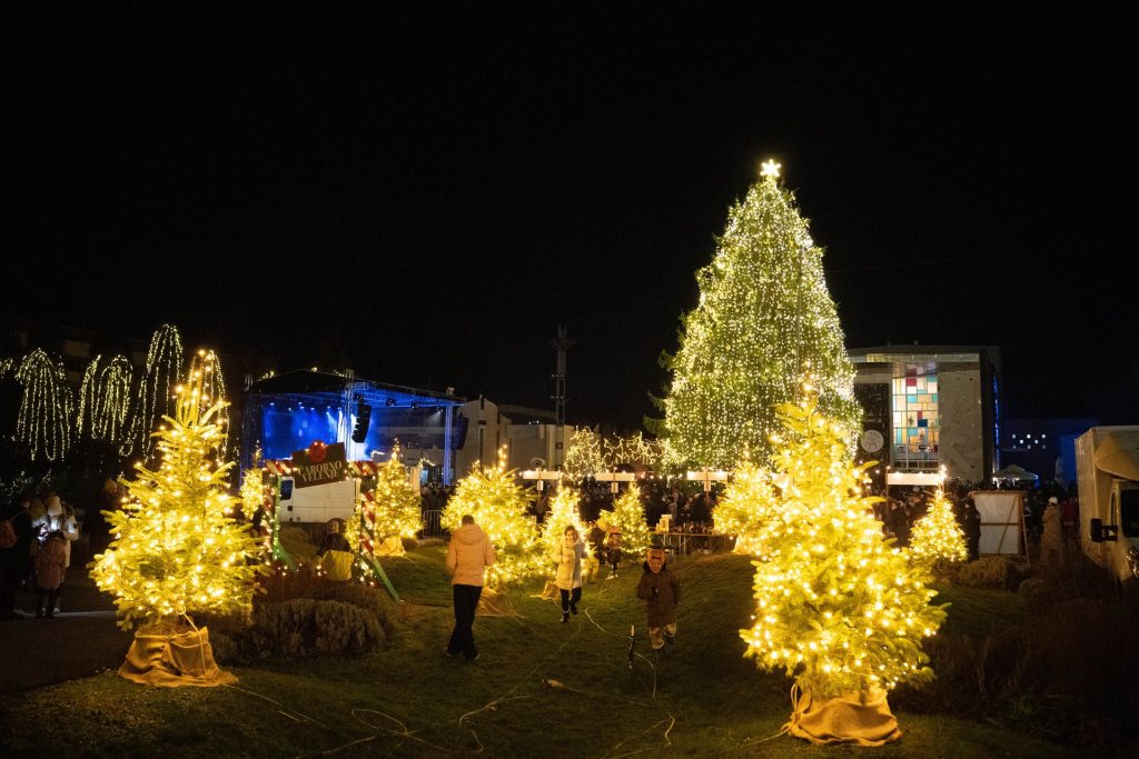 Prižig praznične razsvetljave Velenje