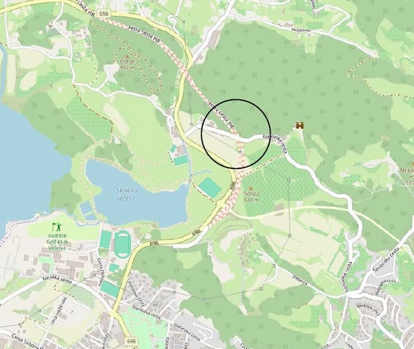 Obvestilo o popolni zapori ceste LC 450132 "Konovska–Škalska cesta"