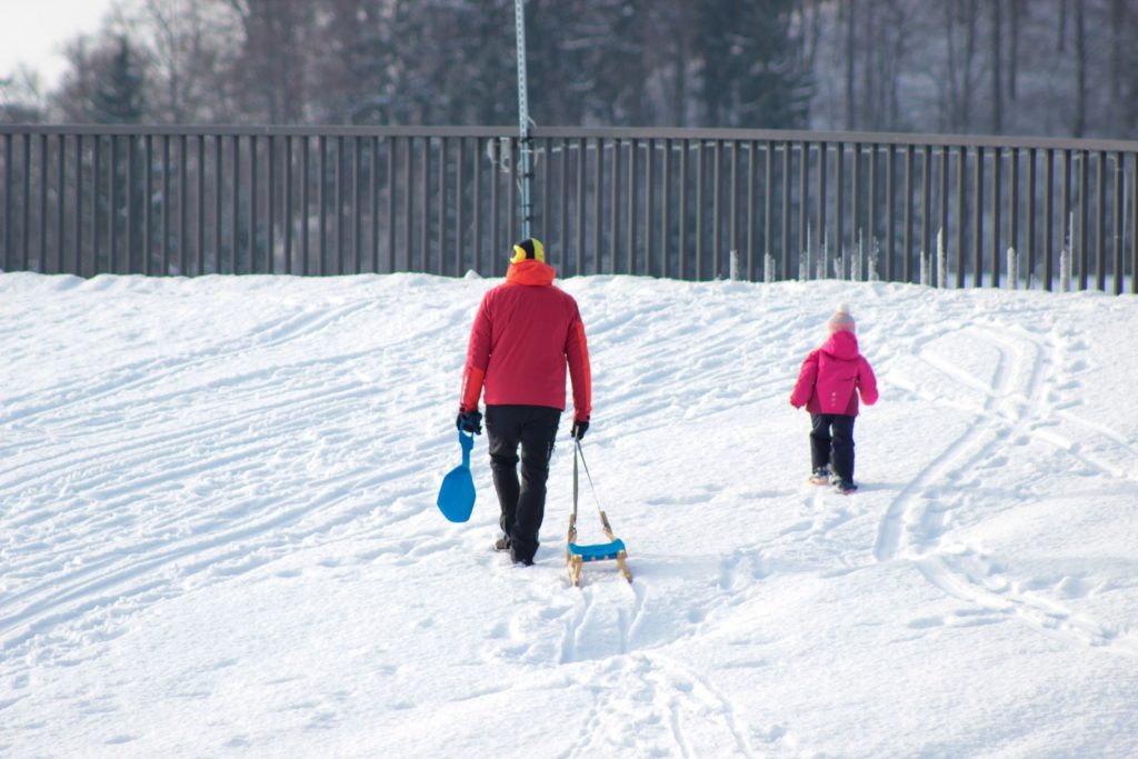 Odprtje steze za tek na smučeh