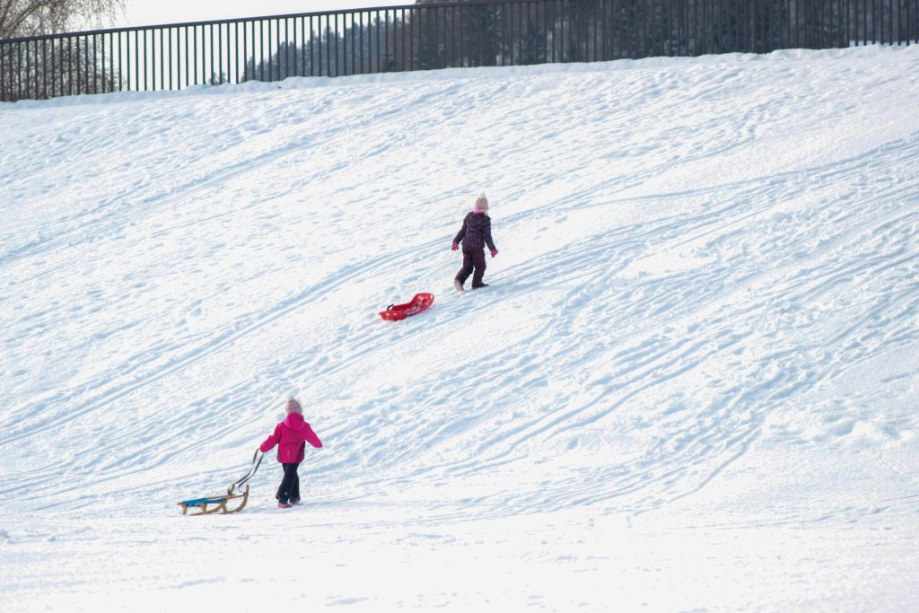 Odprtje steze za tek na smučeh