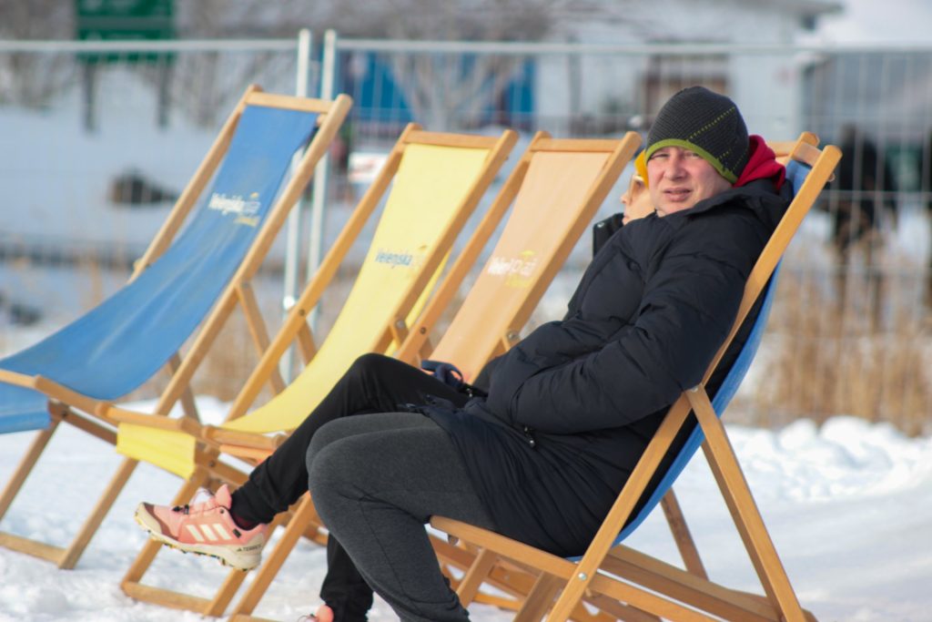 Odprtje steze za tek na smučeh