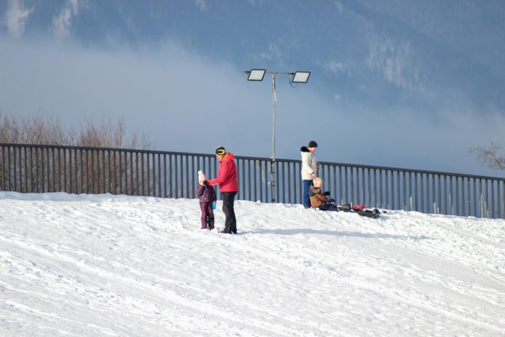 Odprtje steze za tek na smučeh