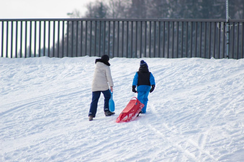 Odprtje steze za tek na smučeh