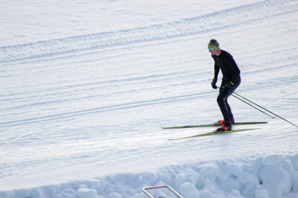 Odprtje steze za tek na smučeh