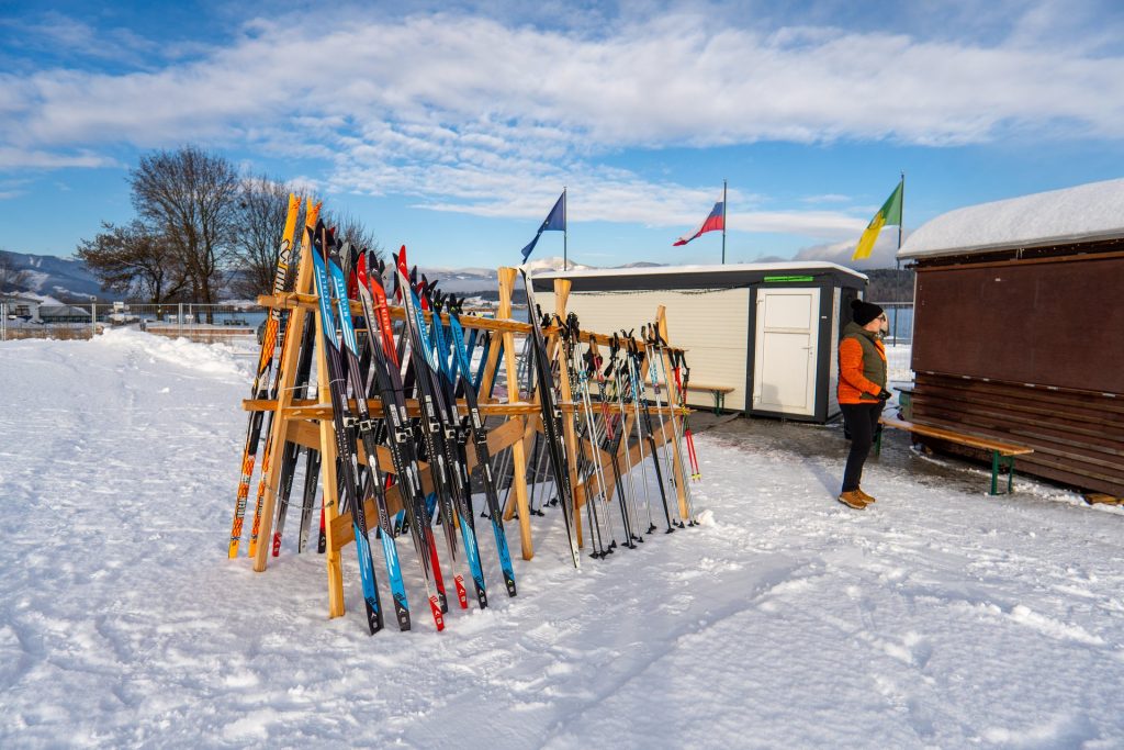 Odprtje steze za tek na smučeh