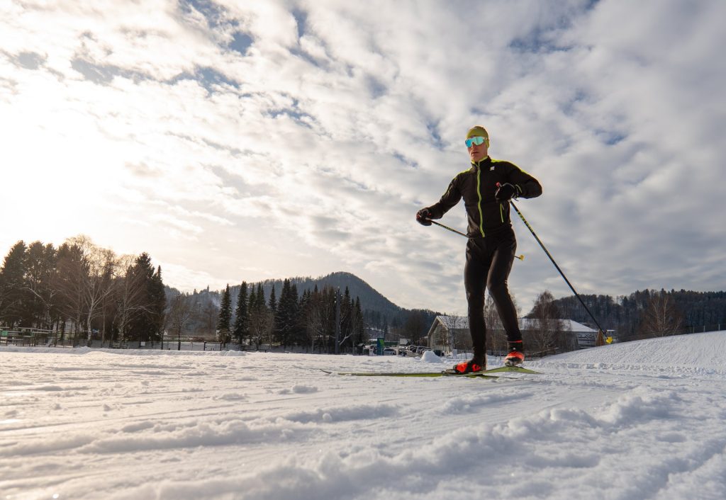 Odprtje steze za tek na smučeh