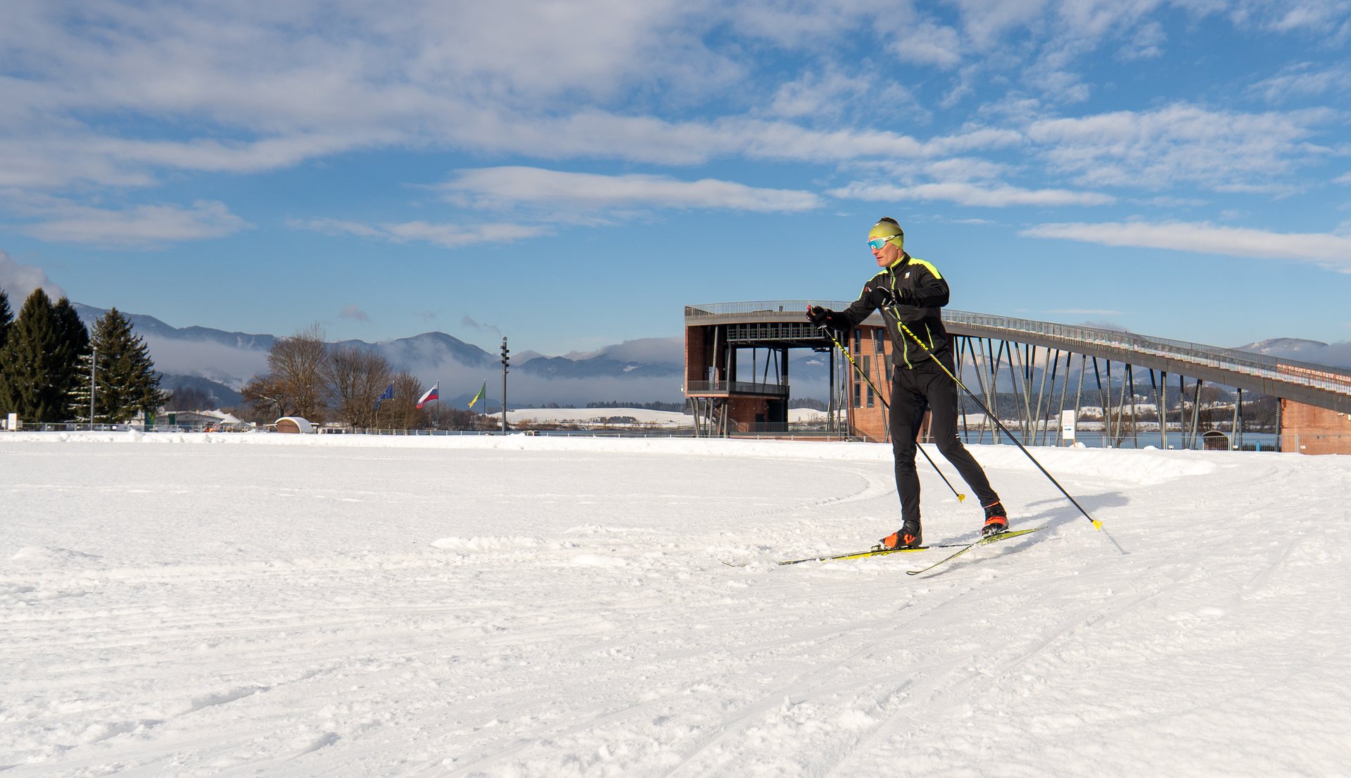 Odprtje steze za tek na smučeh