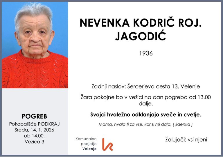 Nevenka Kodrič roj. Jagodić