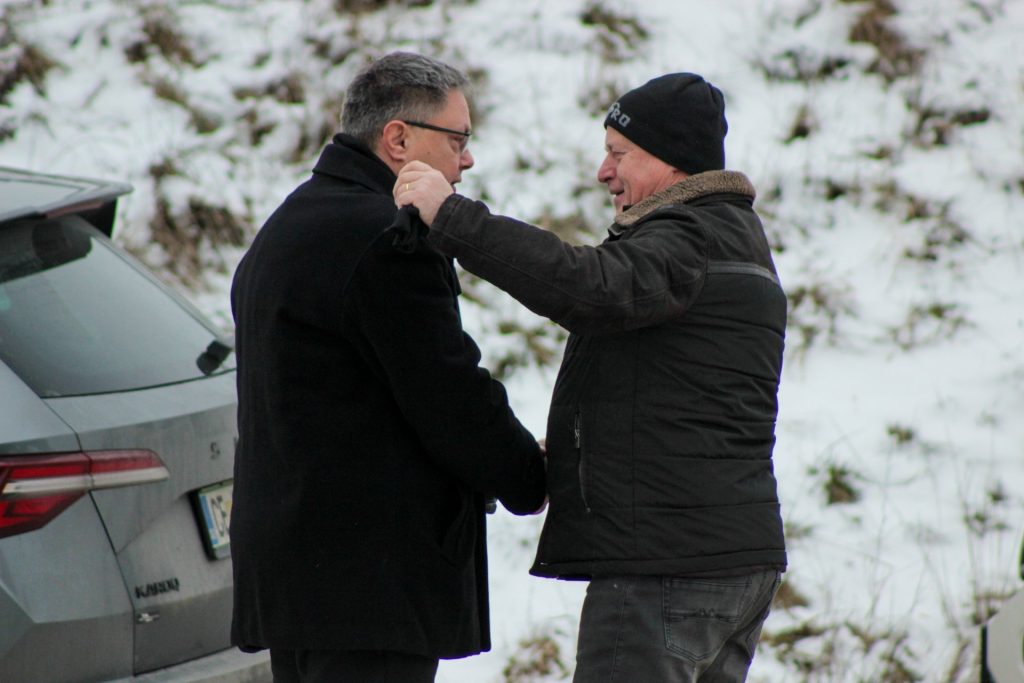 slovestnost ob začetku del na sklopu G - Podgorje na hitri cesti na Koroško