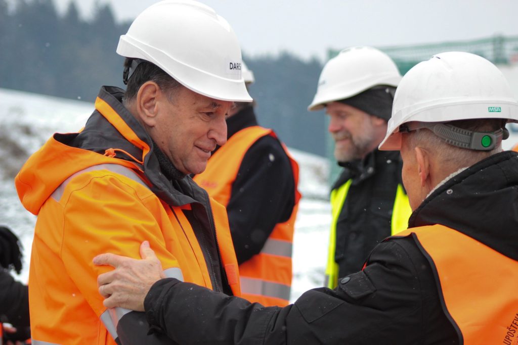 slovestnost ob začetku del na sklopu G - Podgorje na hitri cesti na Koroško