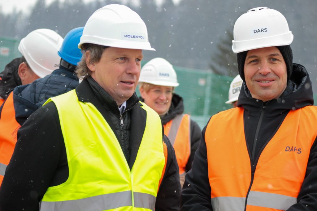 slovestnost ob začetku del na sklopu G - Podgorje na hitri cesti na Koroško