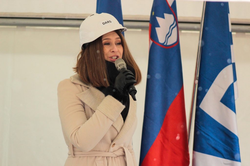 slovestnost ob začetku del na sklopu G - Podgorje na hitri cesti na Koroško