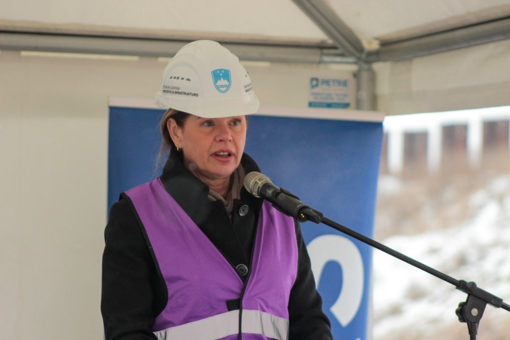 slovestnost ob začetku del na sklopu G - Podgorje na hitri cesti na Koroško