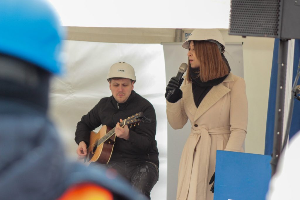 slovestnost ob začetku del na sklopu G - Podgorje na hitri cesti na Koroško