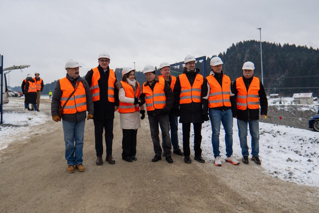 slovestnost ob začetku del na sklopu G - Podgorje na hitri cesti na Koroško